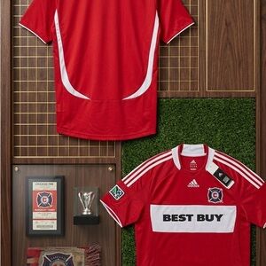Adidas Red Sports Jersey chicago fire